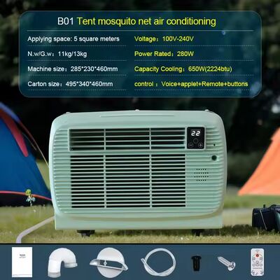 Lightweight Quiet Portable Air Conditioner For Dorm And Small Room Use