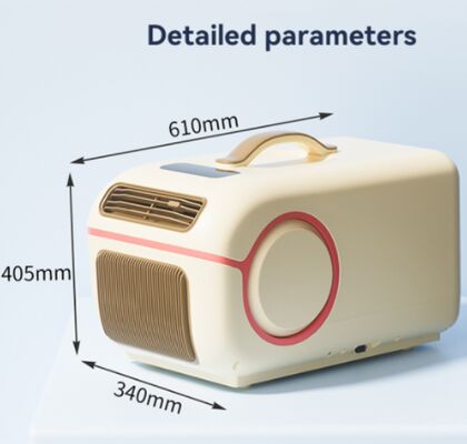 5500BTU Camping Cooler AC Dual Voltage Portable Solar Air Conditioner 490W