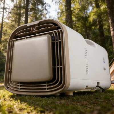 Customized Portable Outdoor AC Unit 420W Small Area Air Conditioners Lightweight