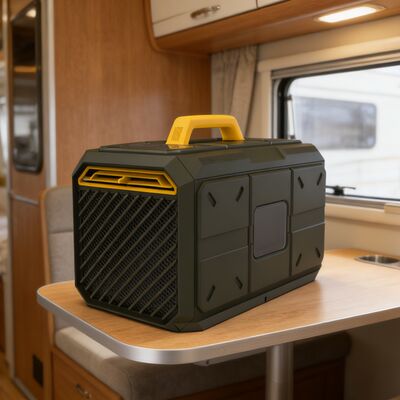 6200 BTU Camping Air Conditioner Dual Power Small Space AC Unit 500W