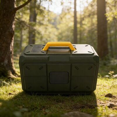 DC AC Dual Power RV Portable AC 500W Compact Portable AC Durable For Backpacking Tent