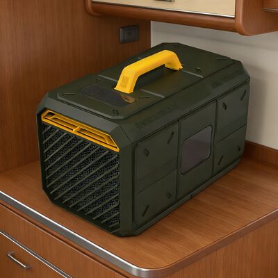 DC AC Dual Power RV Portable AC 500W Compact Portable AC Durable For Backpacking Tent