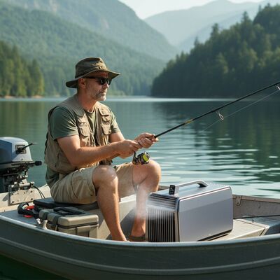 490W Camping Air Conditioner Lightweight Quick Cooling AC With Substantial Airflow