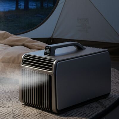5500 BTU Camping Air Conditioner Black Small Powerful Portable Air Conditioner 490W