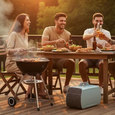 490W Camping Tent AC Unit 5500 BTU Portable Compact Air Conditioner Lightweight