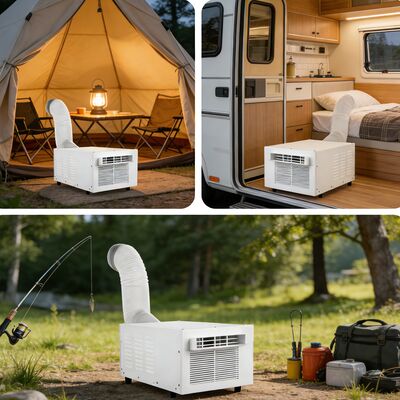 Quick Cooling Portable Mini Air Conditioner ODM / OEM Portable AC For Camping Tent