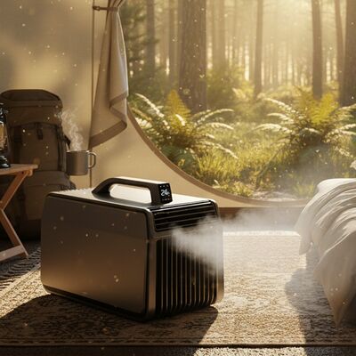 500W Camping Air Conditioner Low Noise Small Compact AC Unit Durable