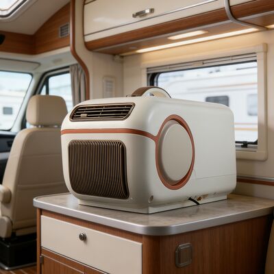 Low Power Camping AC Unit 490W Fast Cooling AC Lightweight For Backpacking Camping