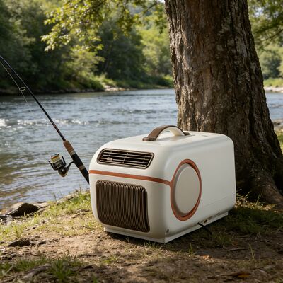 DC AC Camping Portable Air Conditioner Lightweight Air Conditioner For Tent