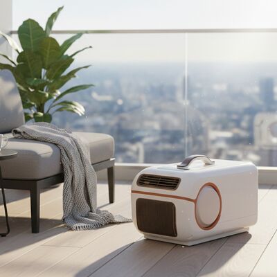 Compact Camping Air Conditioner DC AC Powered Instant Cooling Portable AC