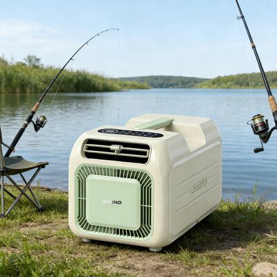 45 dB Camping Air Conditioner 4800 BTU Fast Cool AC For High Airflow