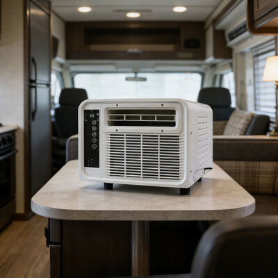 280W Mini Air Conditioner 2500BTU Small Desktop Air Conditioner Low Power