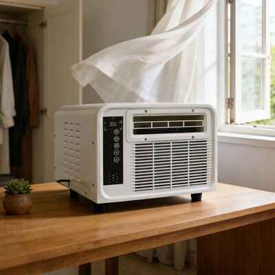 220V / 110V Mosquito Net Air Conditioner 2500 BTU Smart Mini AC With Heating Option