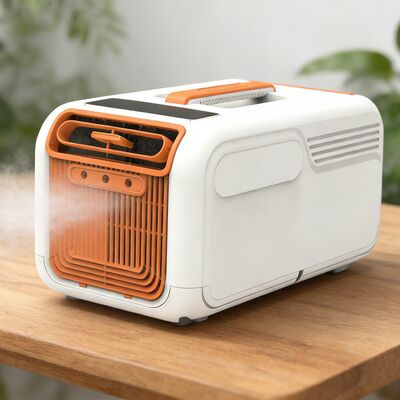 220V / 110V Portable Mini Mist AC 55dB Outdoor Air Conditioner For Camping