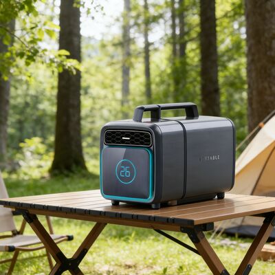 Indoor / Outdoor Split Portable Air Conditioner 45 dB Portable Camping Air Conditioner