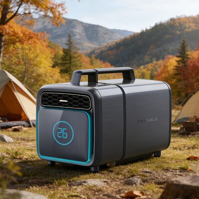 Indoor / Outdoor Split Portable Air Conditioner 45 dB Portable Camping Air Conditioner