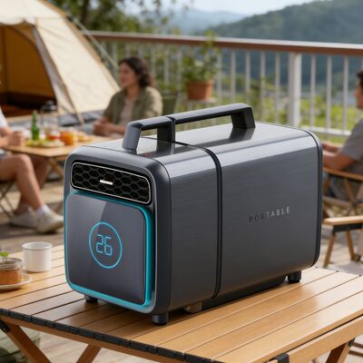 Split Compact Portable Air Conditioner 5500BTU Portable AC Unit For Car Camping