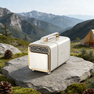 White Portable Mini Split Air Conditioner ODM / OEM Car Camping Air Conditioner