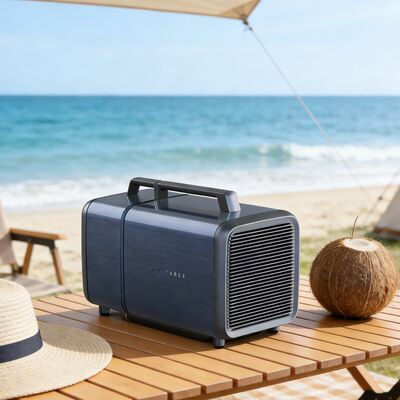 Waterproof Portable Split System Air Conditioner 45 dB Quiet AC Unit 5500BTU