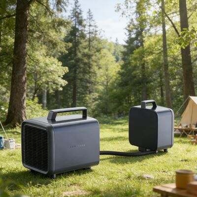 Compact Portable Split AC ODM / OEM Tent Air Conditioners For Camping