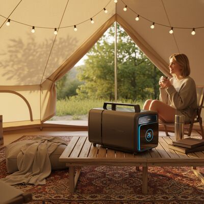Compact Portable Split AC ODM / OEM Tent Air Conditioners For Camping