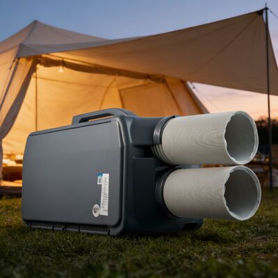 Dual Voltage Camping Air Conditioner Indoor / Outdoor Portable Solar AC Unit