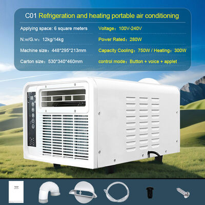 Fashion Mini Portable Air AC Window Type AC with Low Electric Consumption
