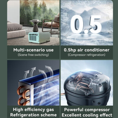 Home Appliances Mini Portable Air Conditioner for One Outlet Pipe