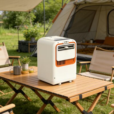 Solar Powered Mini Spray Portable Small Space Cooling Air Conditioner for Pet Room