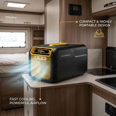 4800BTU Spray Forced Cooling 3m Whole Room Cooling Portable Air Conditioner with Misting Function