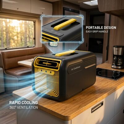 New In Stock Model Functional Cooling Heating Air Conditioner For Use In Cars And RVs
